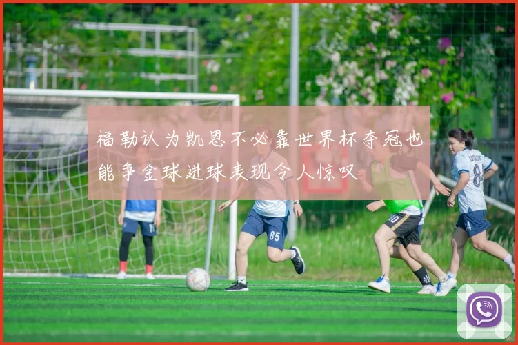 福勒认为凯恩不必靠世界杯夺冠也能争金球进球表现令人惊叹