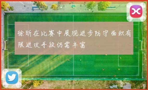 徐昕在比赛中展现进步防守面积有限进攻手段仍需丰富