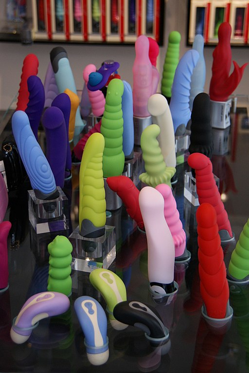 a selection of different colorful vibrators