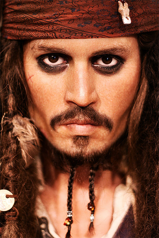 picture of the Jack Sparrow wax figure in Madame Tussauds in Berlin Germany